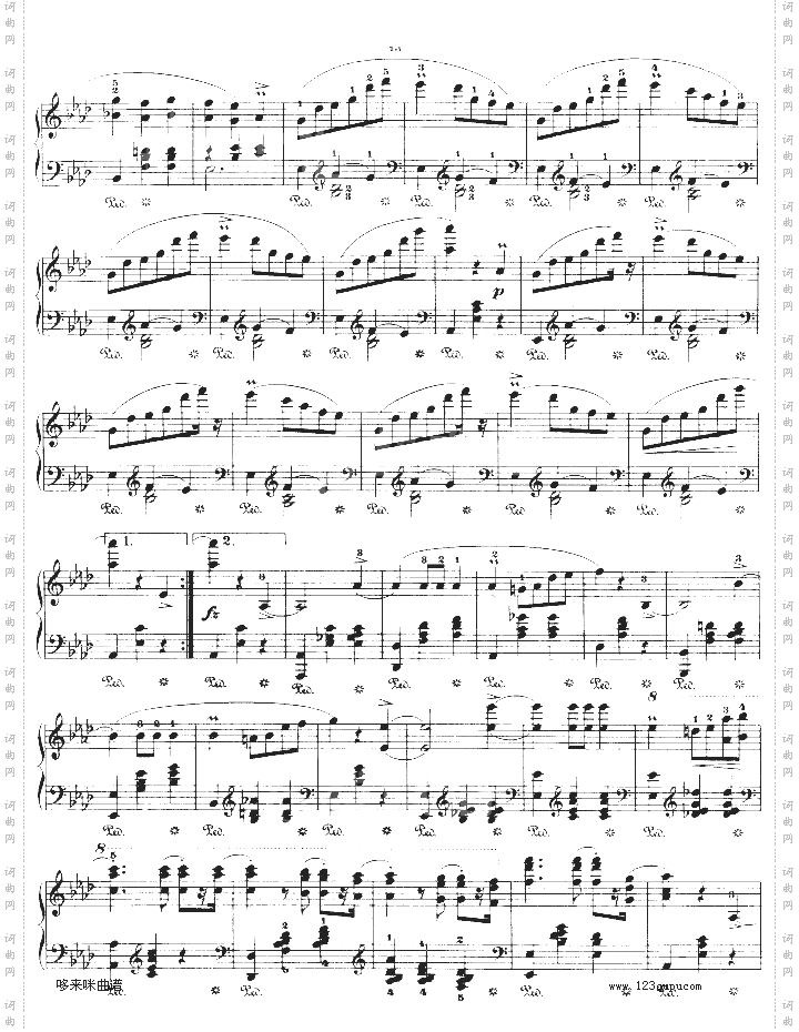 钢琴圆舞曲34-1-肖邦