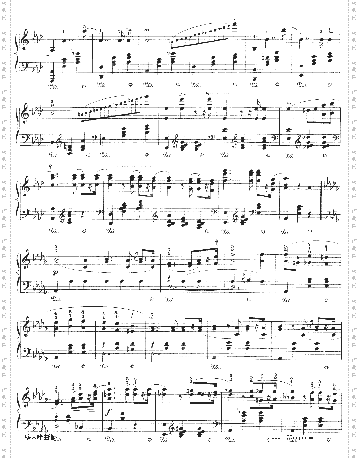 钢琴圆舞曲34-1-肖邦