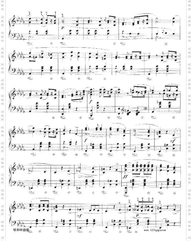 钢琴圆舞曲34-1-肖邦