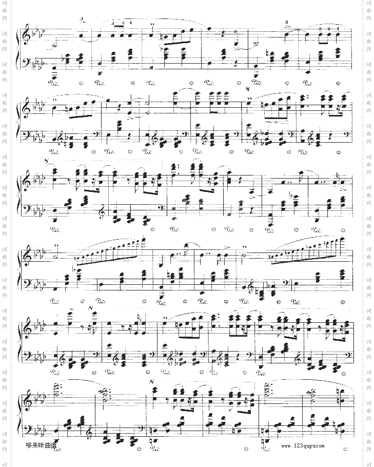 钢琴圆舞曲34-1-肖邦