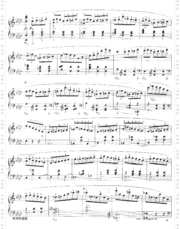 钢琴圆舞曲34-1-肖邦