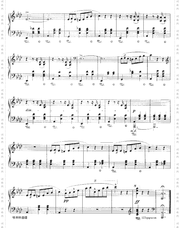 钢琴圆舞曲34-1-肖邦