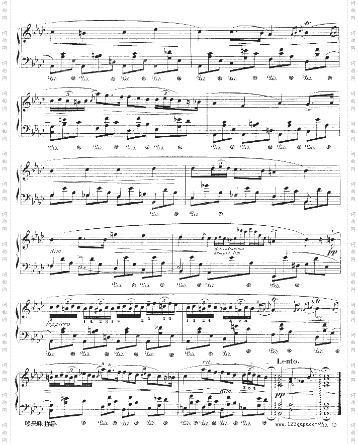 B大调夜曲作品32号-OP32NO.2-肖邦