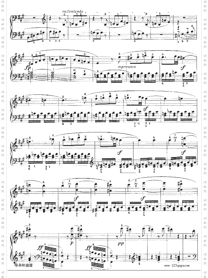 A大调第二钢琴奏鸣曲-贝多芬