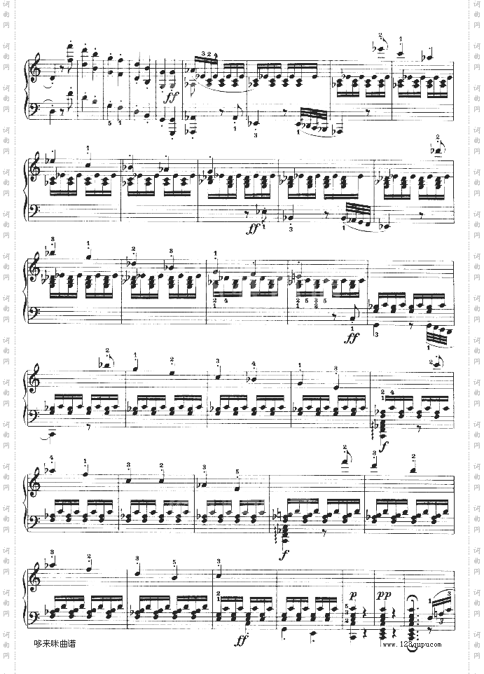 A大调第二钢琴奏鸣曲-贝多芬