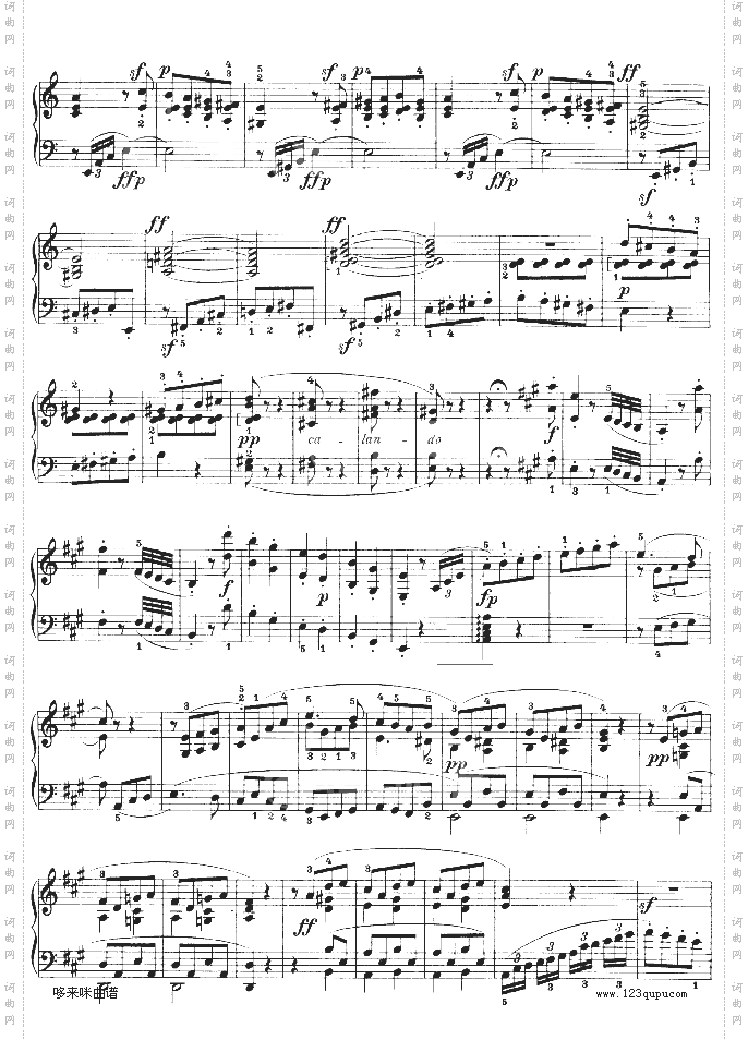 A大调第二钢琴奏鸣曲-贝多芬