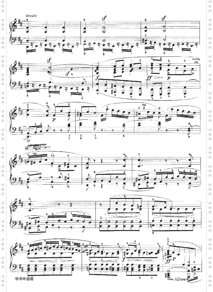 A大调第二钢琴奏鸣曲-贝多芬