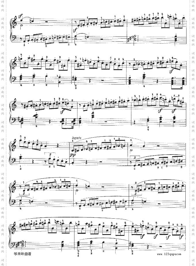 A大调第二钢琴奏鸣曲-贝多芬