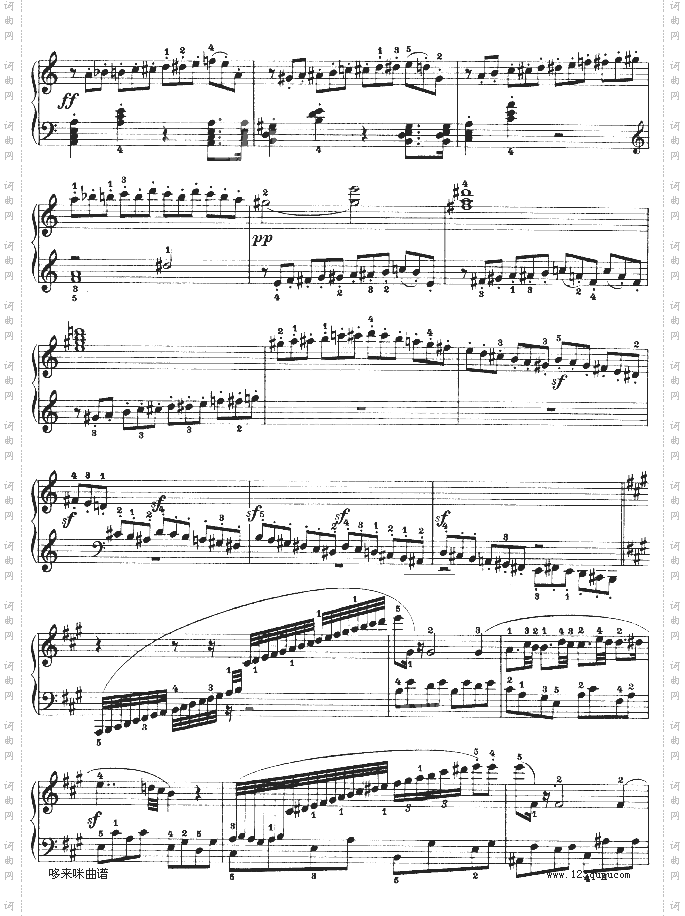 A大调第二钢琴奏鸣曲-贝多芬