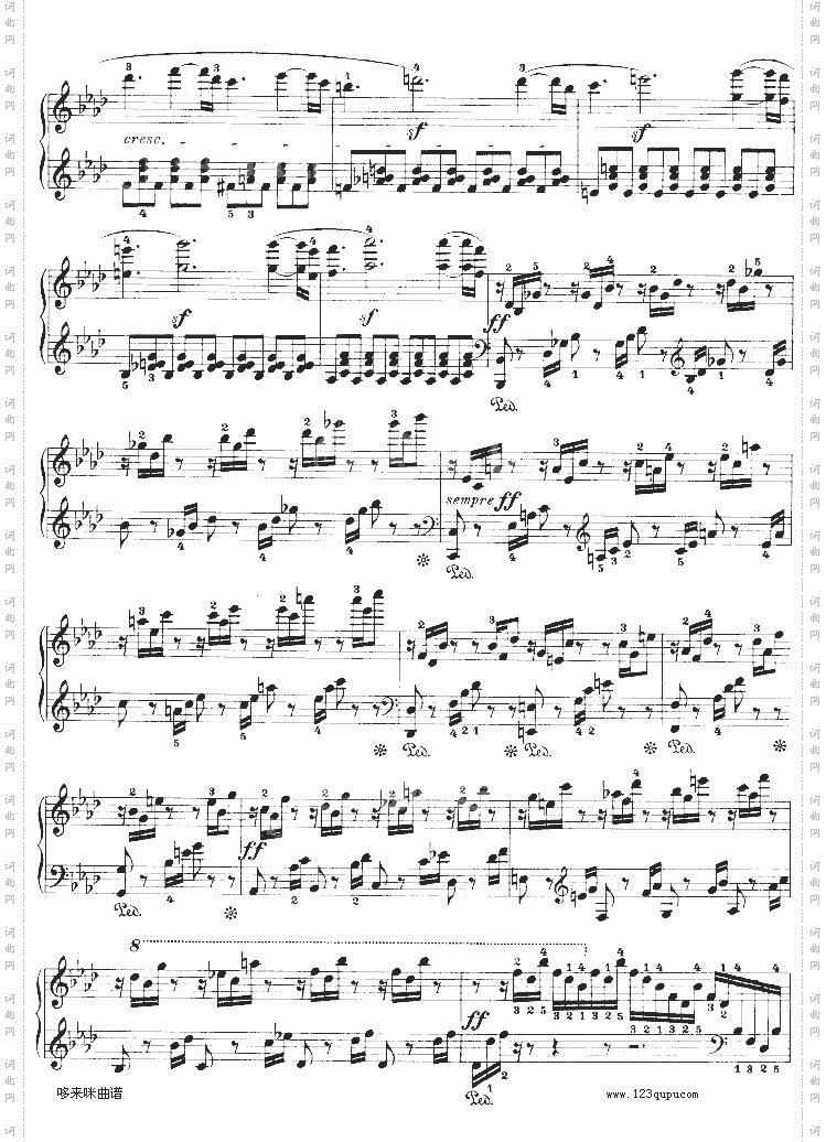 热情奏鸣曲-作品57号第二十三钢琴奏鸣曲-贝多芬