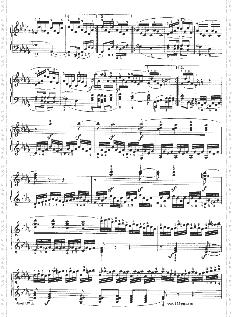 热情奏鸣曲-作品57号第二十三钢琴奏鸣曲-贝多芬