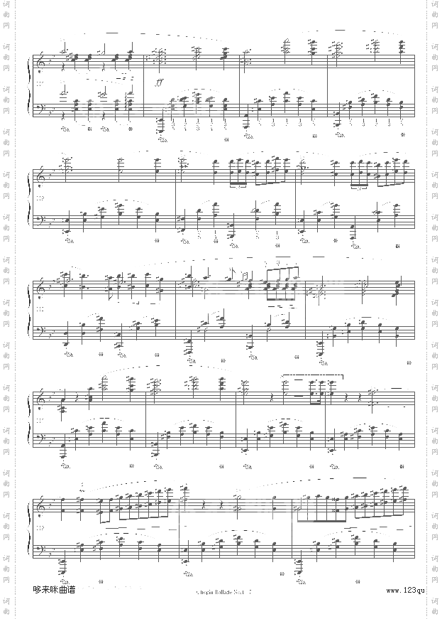 第一叙事曲-BalladeNo.1-肖邦