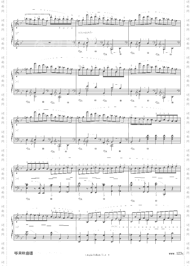 第一叙事曲-BalladeNo.1-肖邦