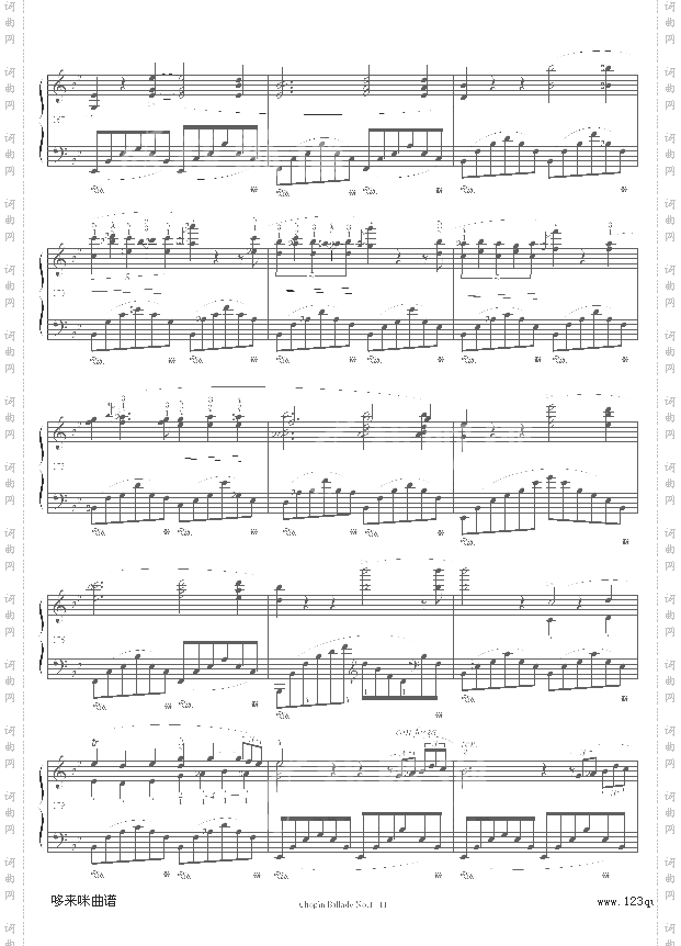 第一叙事曲-BalladeNo.1-肖邦