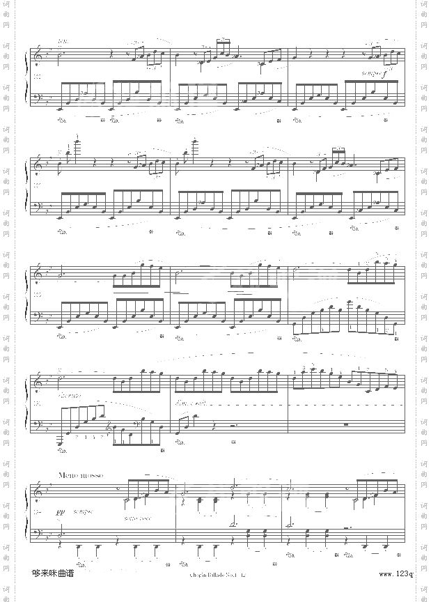 第一叙事曲-BalladeNo.1-肖邦