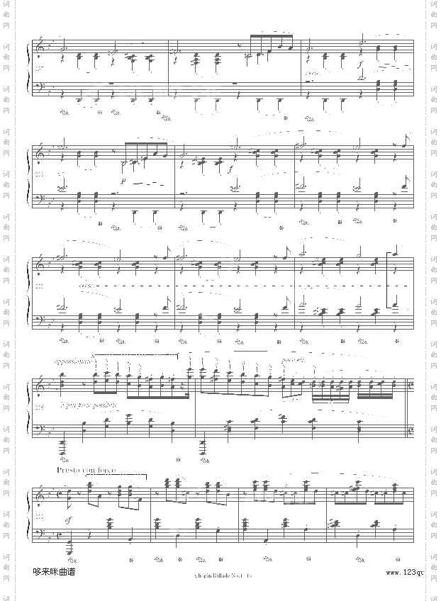 第一叙事曲-BalladeNo.1-肖邦