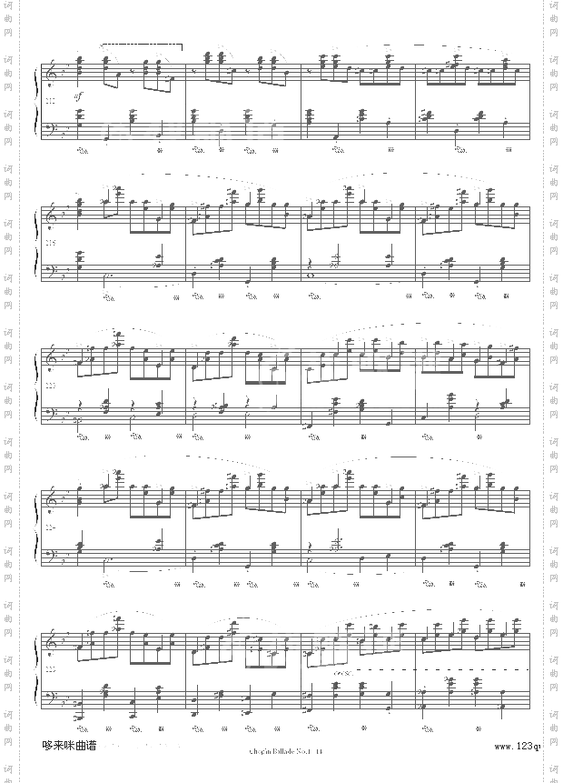 第一叙事曲-BalladeNo.1-肖邦