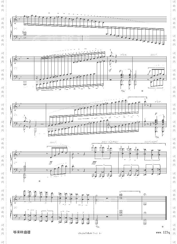 第一叙事曲-BalladeNo.1-肖邦