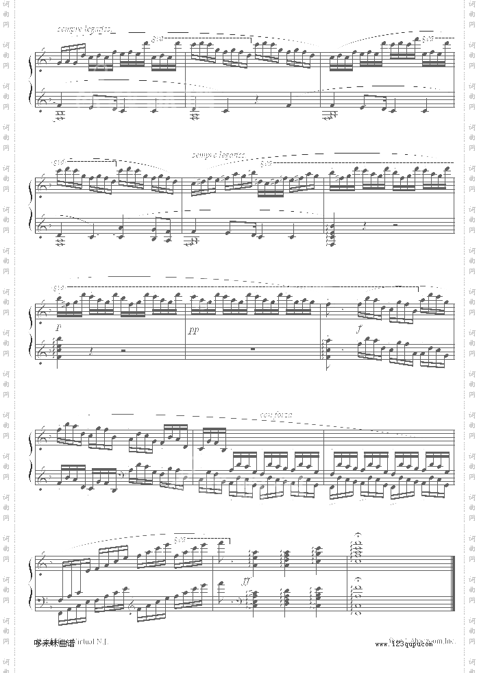 第八练习曲-EtudeOp.10-8-肖邦