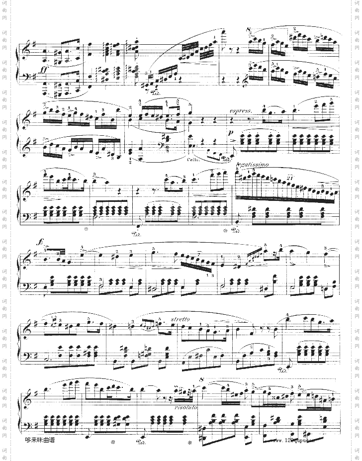 钢琴第一协奏曲op.11-1-肖邦