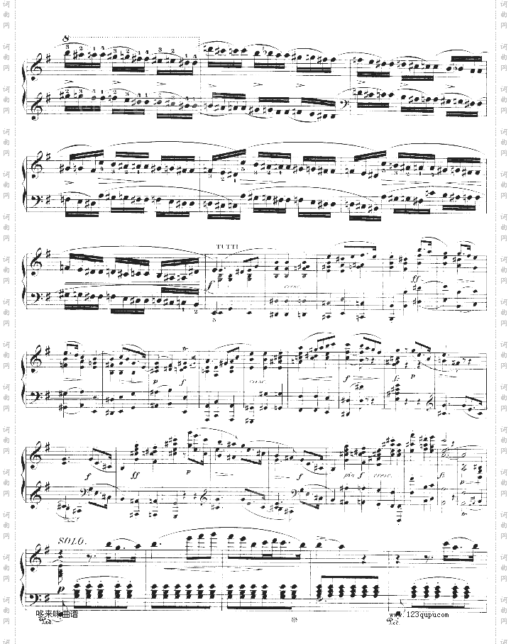 钢琴第一协奏曲op.11-1-肖邦