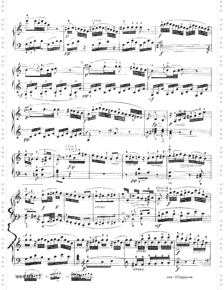 钢琴奏鸣曲kv330-莫扎特