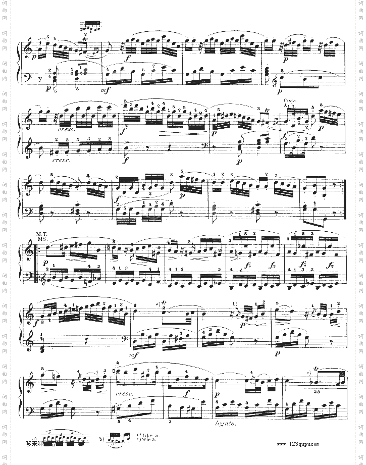 钢琴奏鸣曲kv330-莫扎特