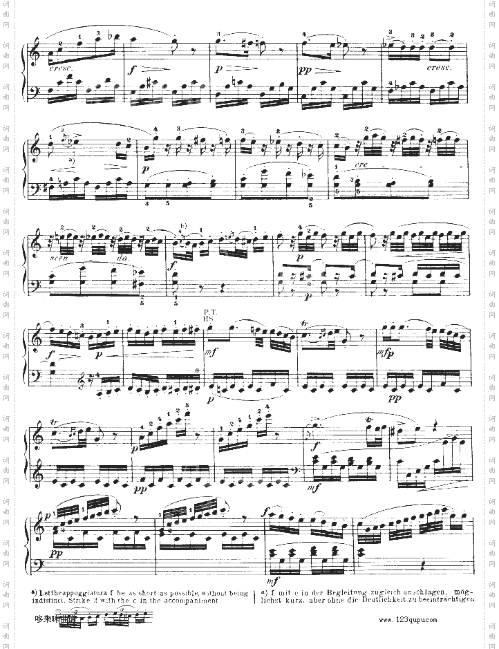 钢琴奏鸣曲kv330-莫扎特