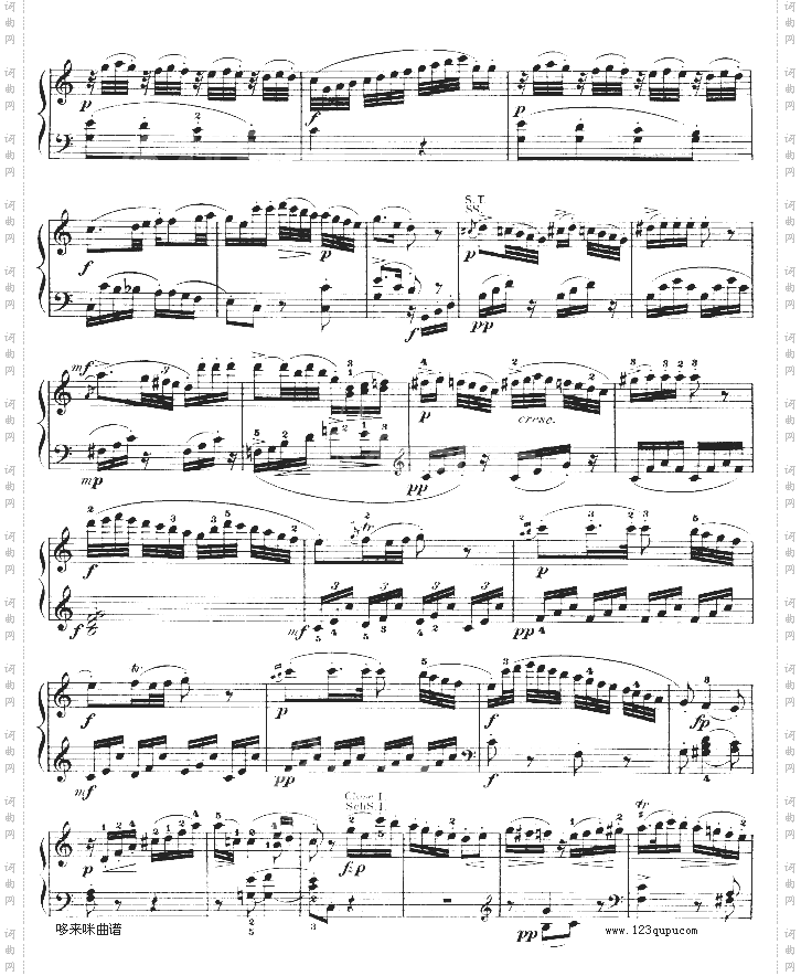 钢琴奏鸣曲kv330-莫扎特