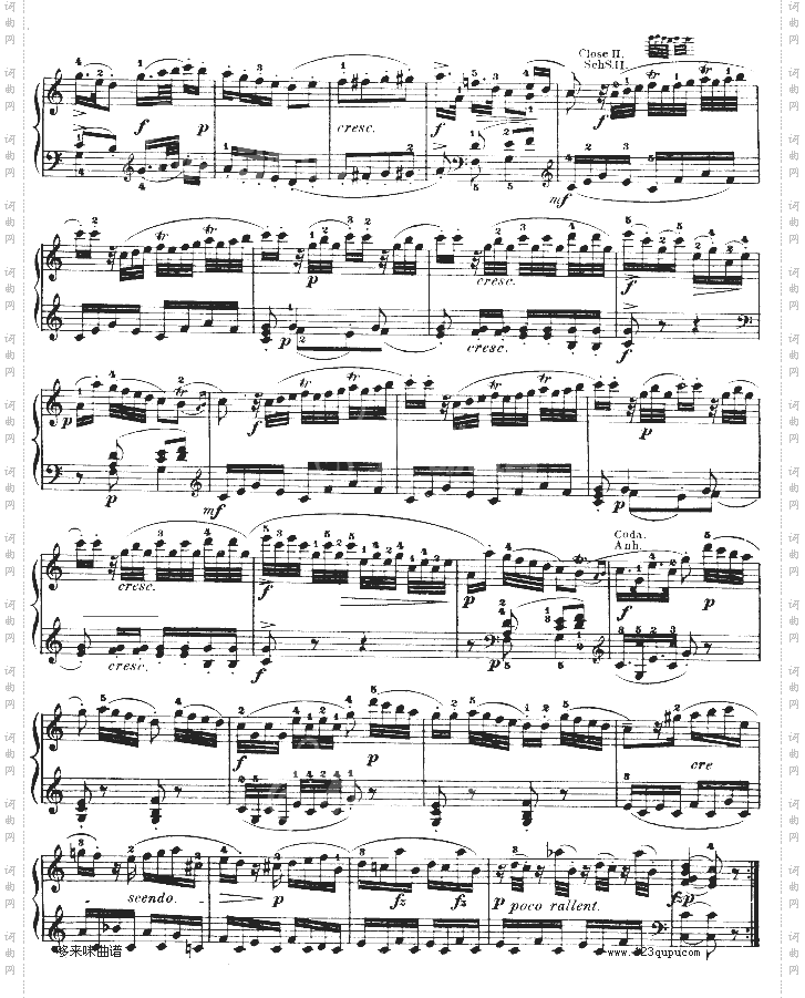 钢琴奏鸣曲kv330-莫扎特