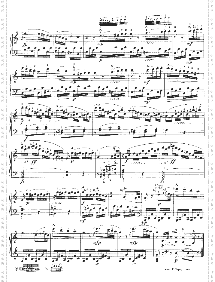 钢琴奏鸣曲kv330-莫扎特