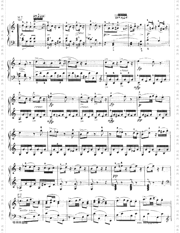 钢琴奏鸣曲kv330-莫扎特