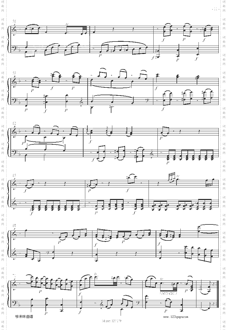 奏鸣曲SonatasK279Mvt.2-莫扎特