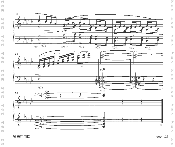 亚麻色头发的女孩-德彪西