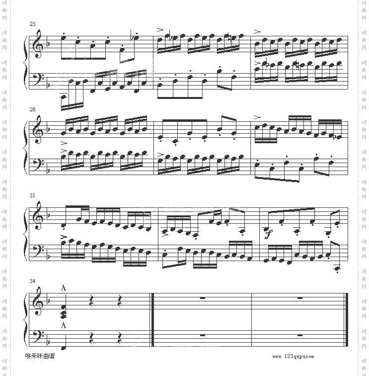 F大调创意曲8-巴赫