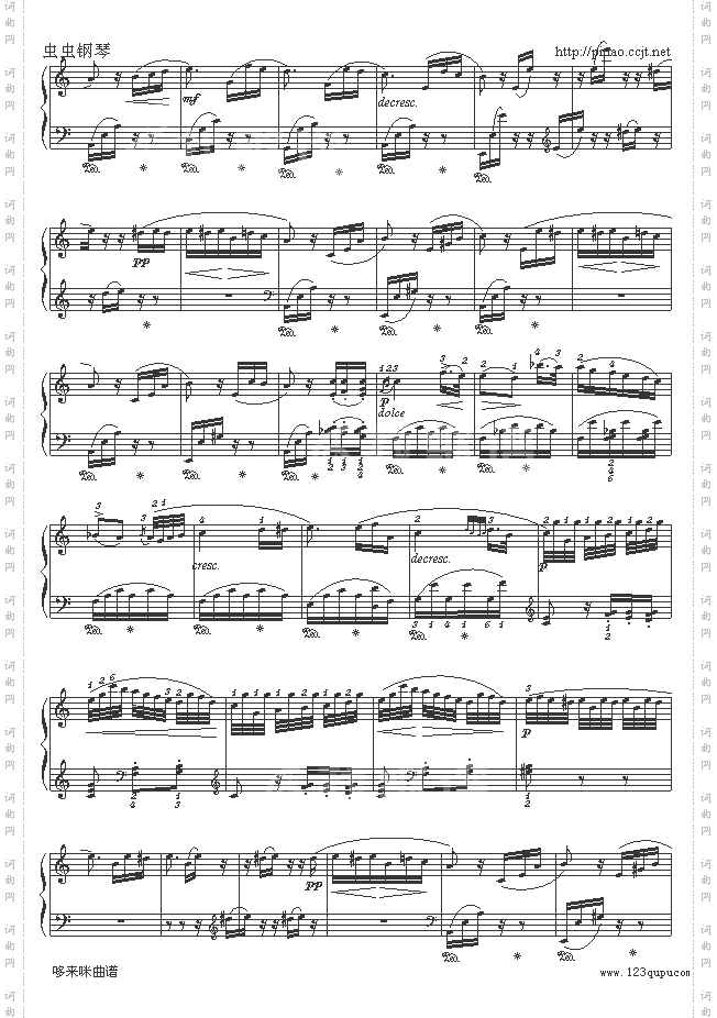 致爱丽丝-ForElise-贝多芬