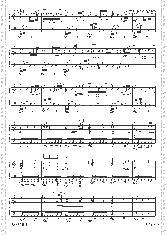 致爱丽丝-ForElise-贝多芬