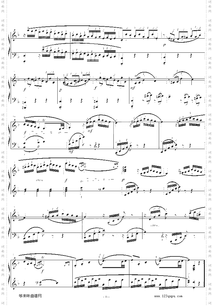 F大调钢琴奏鸣曲第一乐章-莫扎特