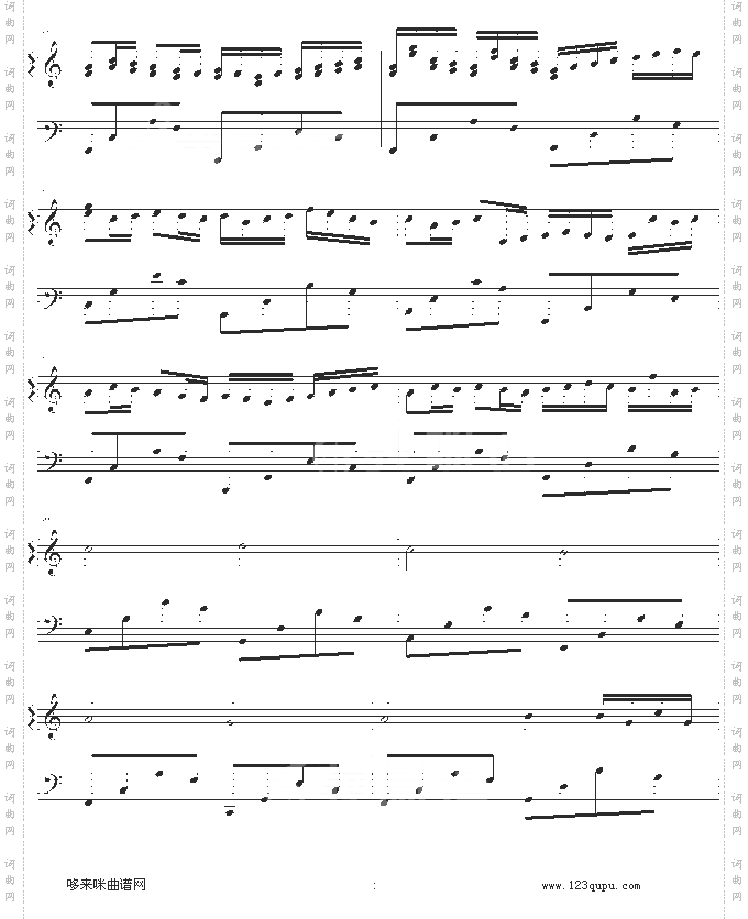 卡农-简单和弦版-帕赫贝尔-Pachelbel