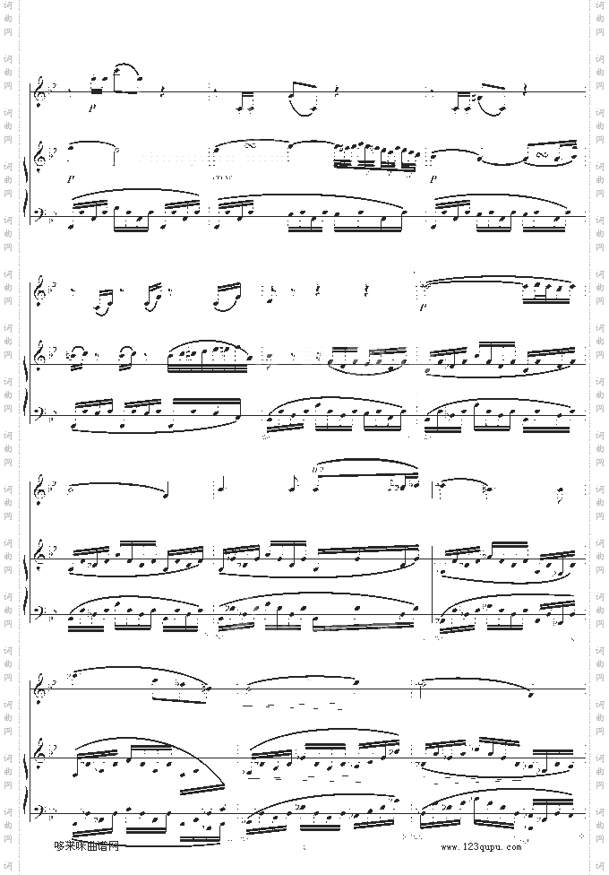 贝多芬-春天奏鸣曲第二乐章-贝多芬