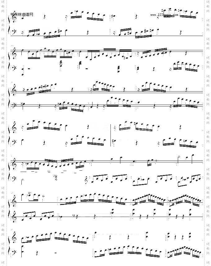 C大调奏鸣曲-莫扎特