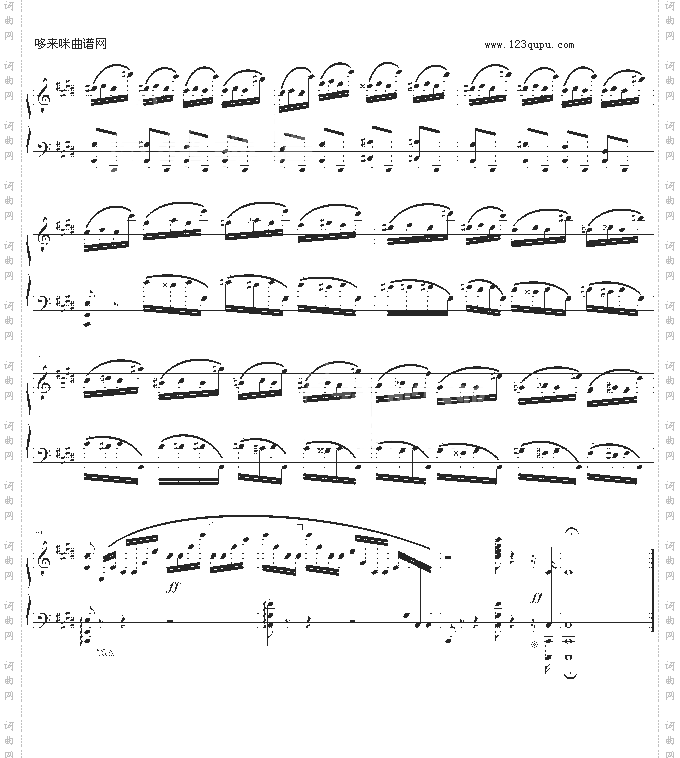 肖邦练习曲op10.4-肖邦