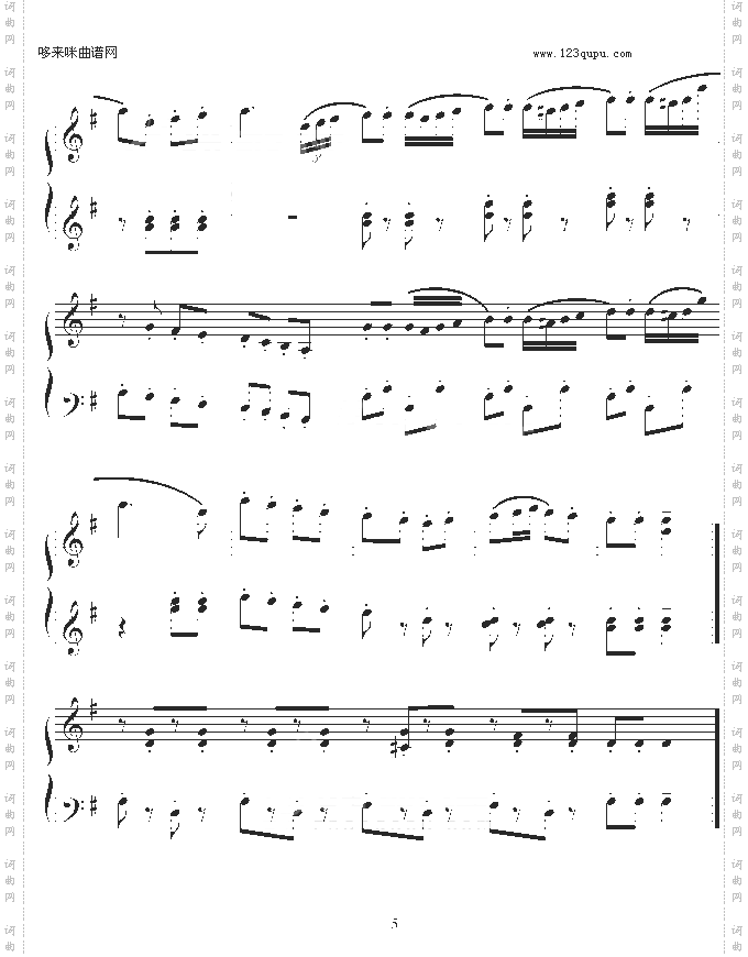 巡逻兵进行曲-四手联弹-弗兰克·米查姆