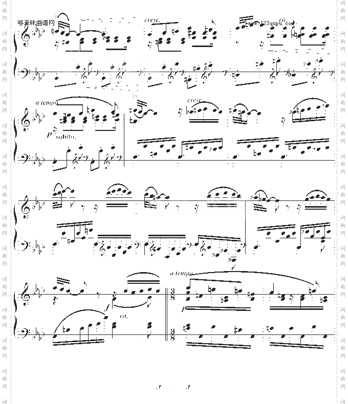 夜曲-法雅钢琴小品-法雅