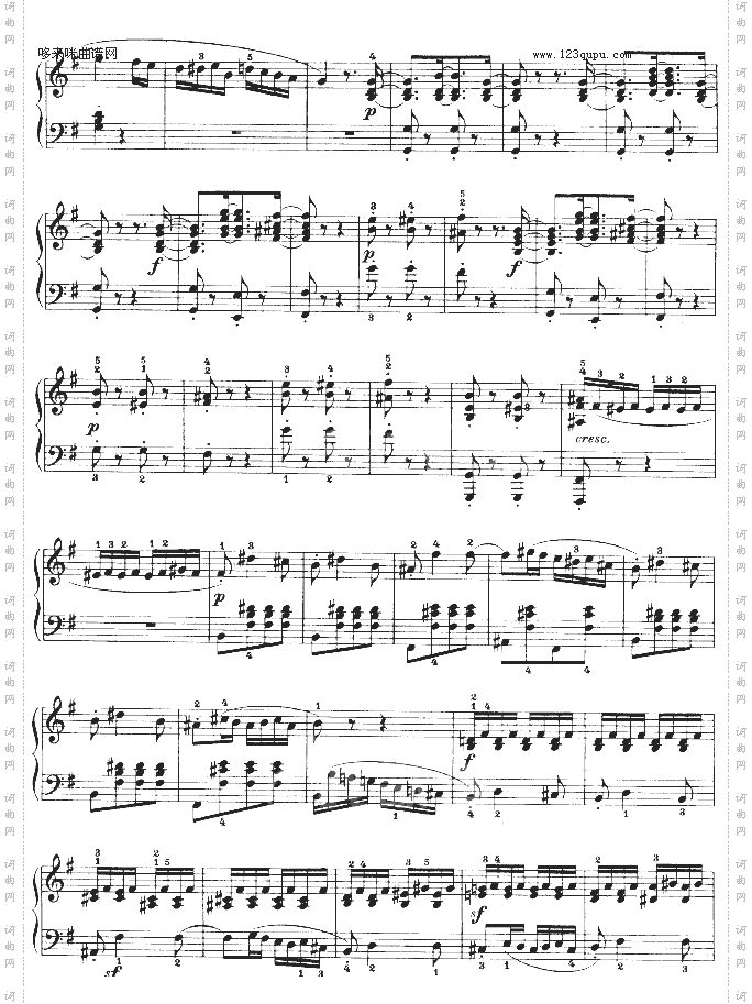 第十六钢琴奏鸣曲-Op.31No.1-贝多芬