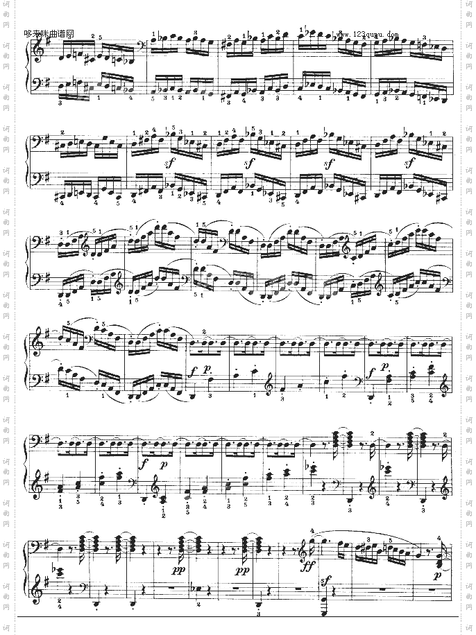 第十六钢琴奏鸣曲-Op.31No.1-贝多芬