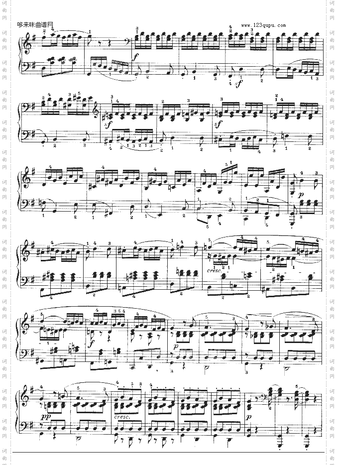 第十六钢琴奏鸣曲-Op.31No.1-贝多芬