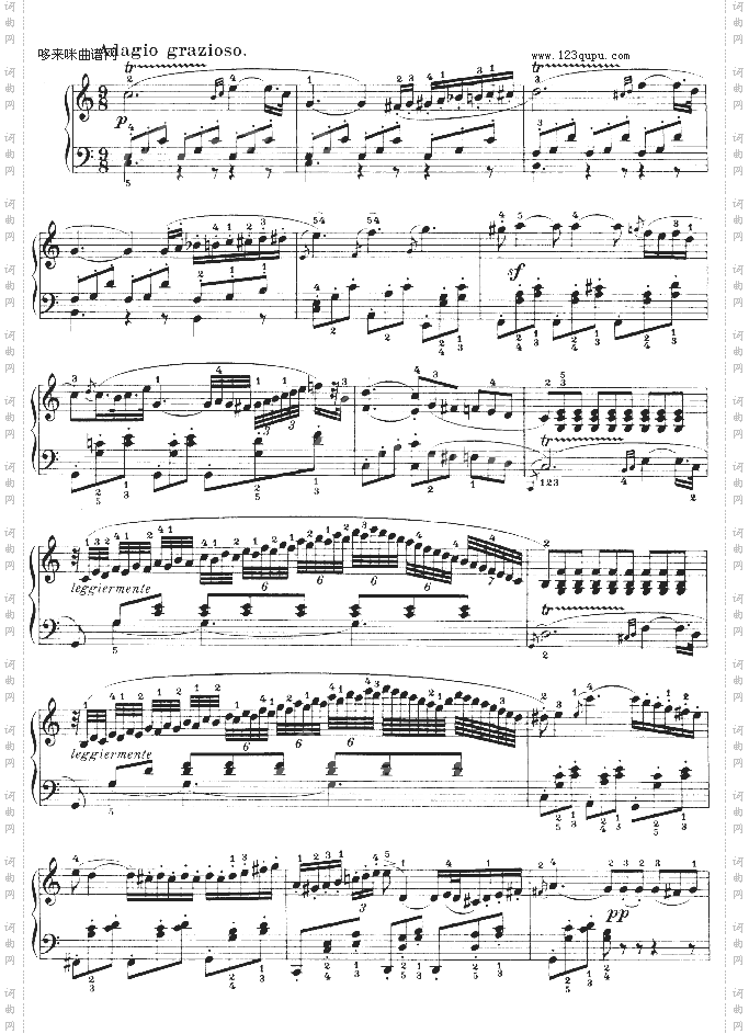 第十六钢琴奏鸣曲-Op.31No.1-贝多芬