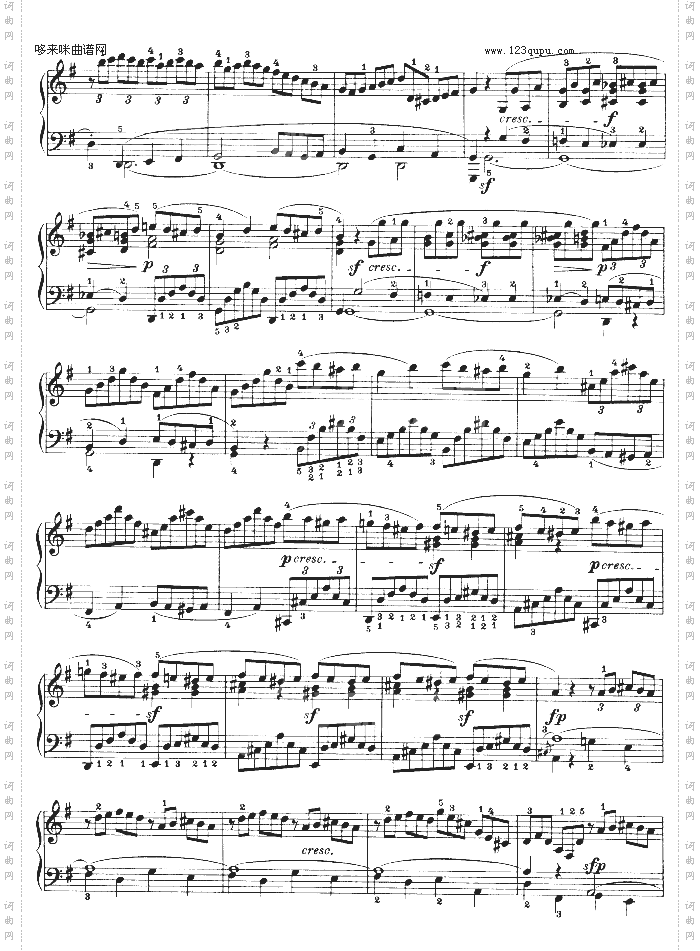 第十六钢琴奏鸣曲-Op.31No.1-贝多芬