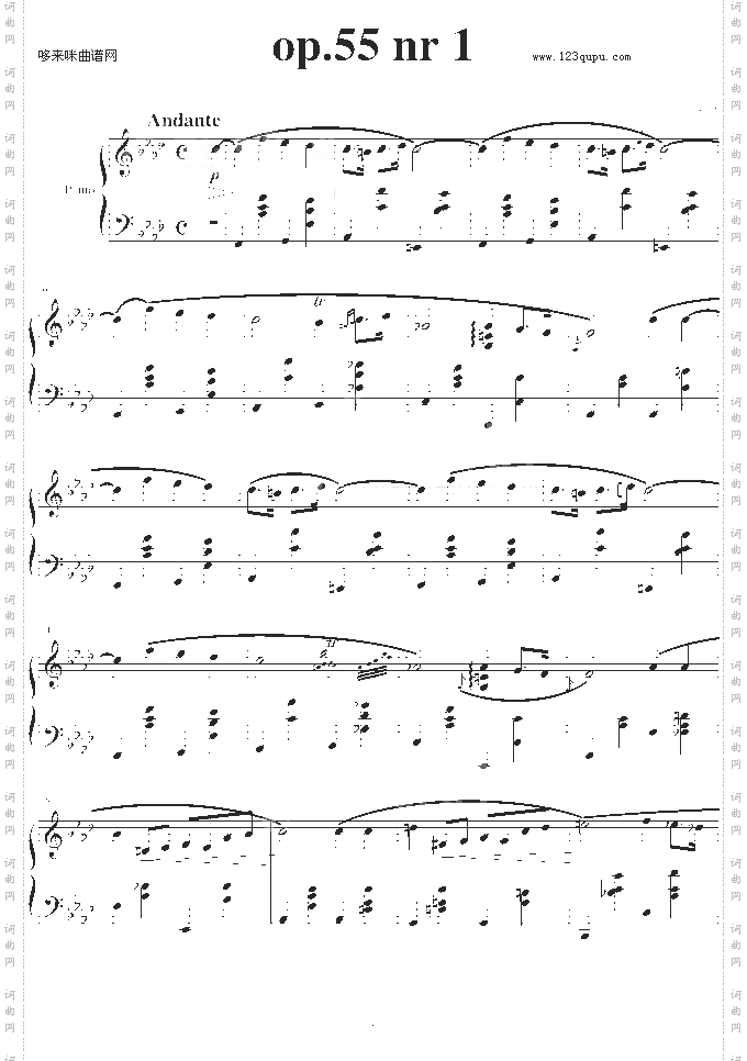 夜曲-心兰制谱版-肖邦